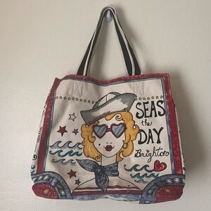 Brighton Stow Away Canvas Bag (B6)